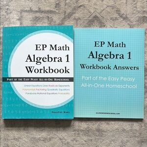 EP Math Algebra 1 Workbook Set